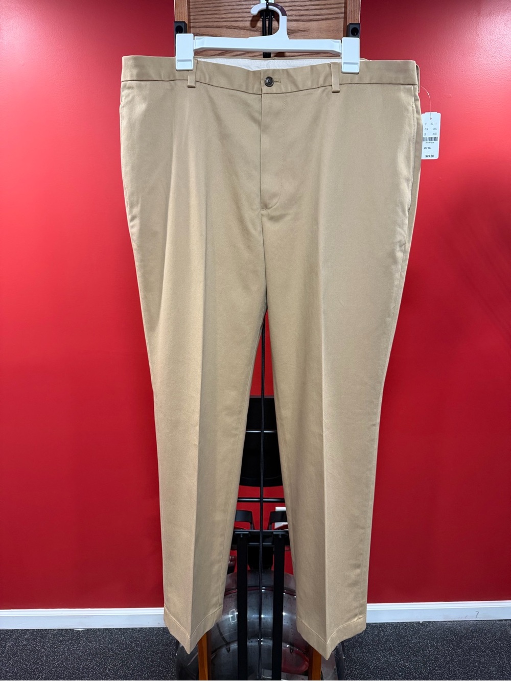 Brooks Brothers 346 Advantage Chino Clark Fit Khaki Pants 40x32 NWT